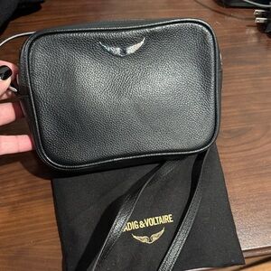 Zadig & Voltaire Black Leather shoulder Bag